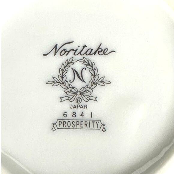 Noritake Prosperity Coffee Set w/Sugar Creamer 6 Cups/Saucers Japan 1960's-70's - Picture 10 of 10